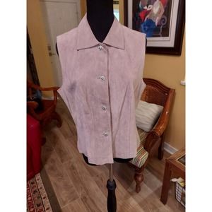 Revue lavender suede vest